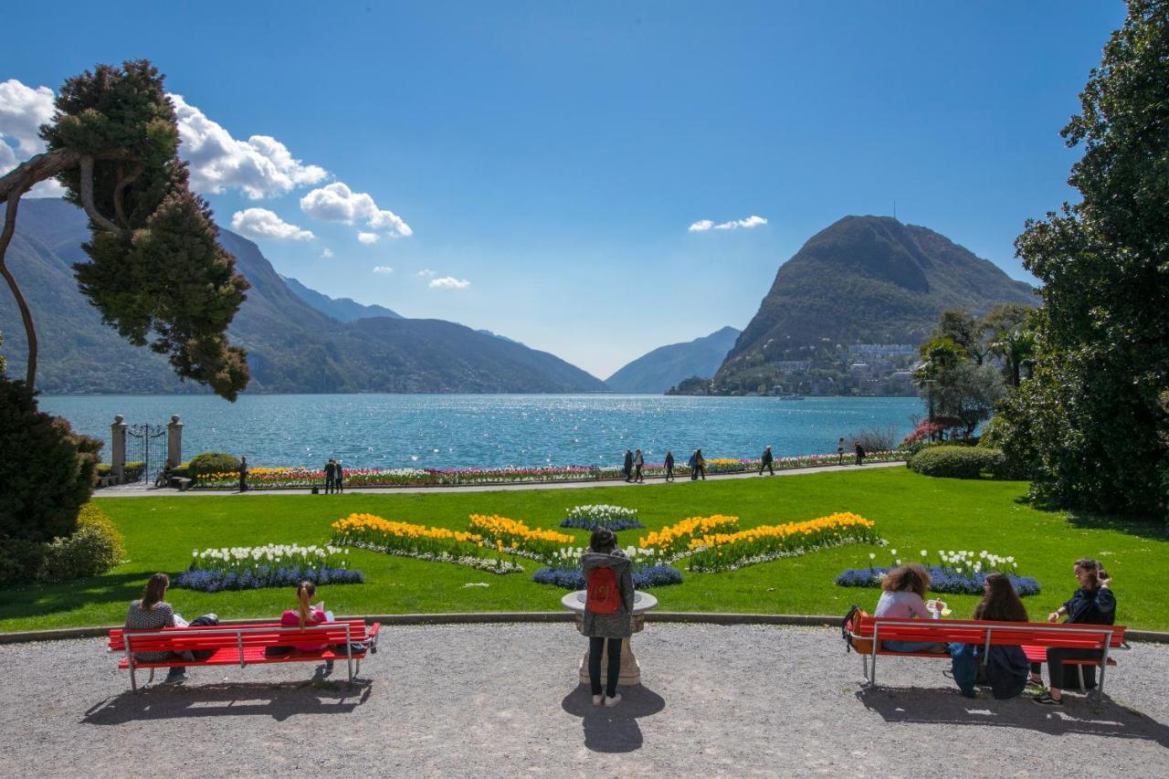 Апартаменти Lugano Lake View Екстер'єр фото